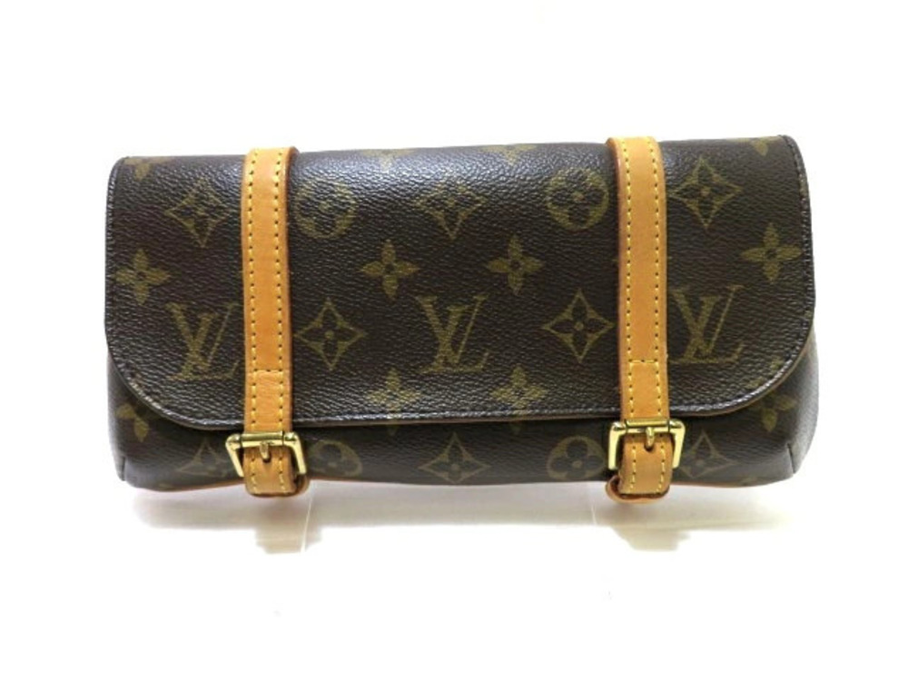 LOUIS VUITTON Bag Waist Pouch Clutch Pochette Marelle Monogram